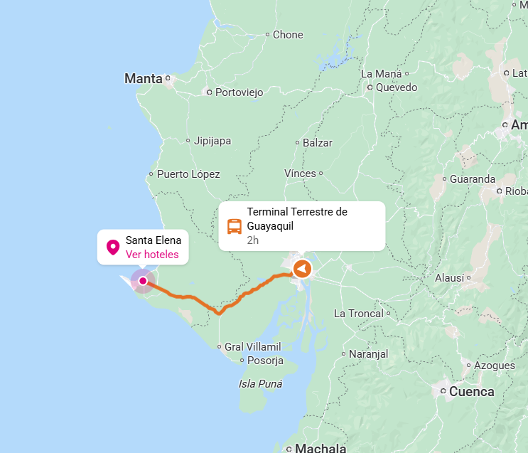 Viaje desde Guayaquil